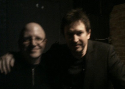 Alan Wilder (Right) and I. Yep. THE Alan Wilder. Right there. With me.