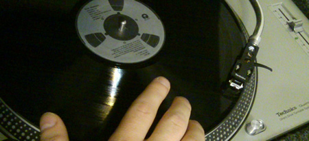 Turntable with "Maxinquaye."